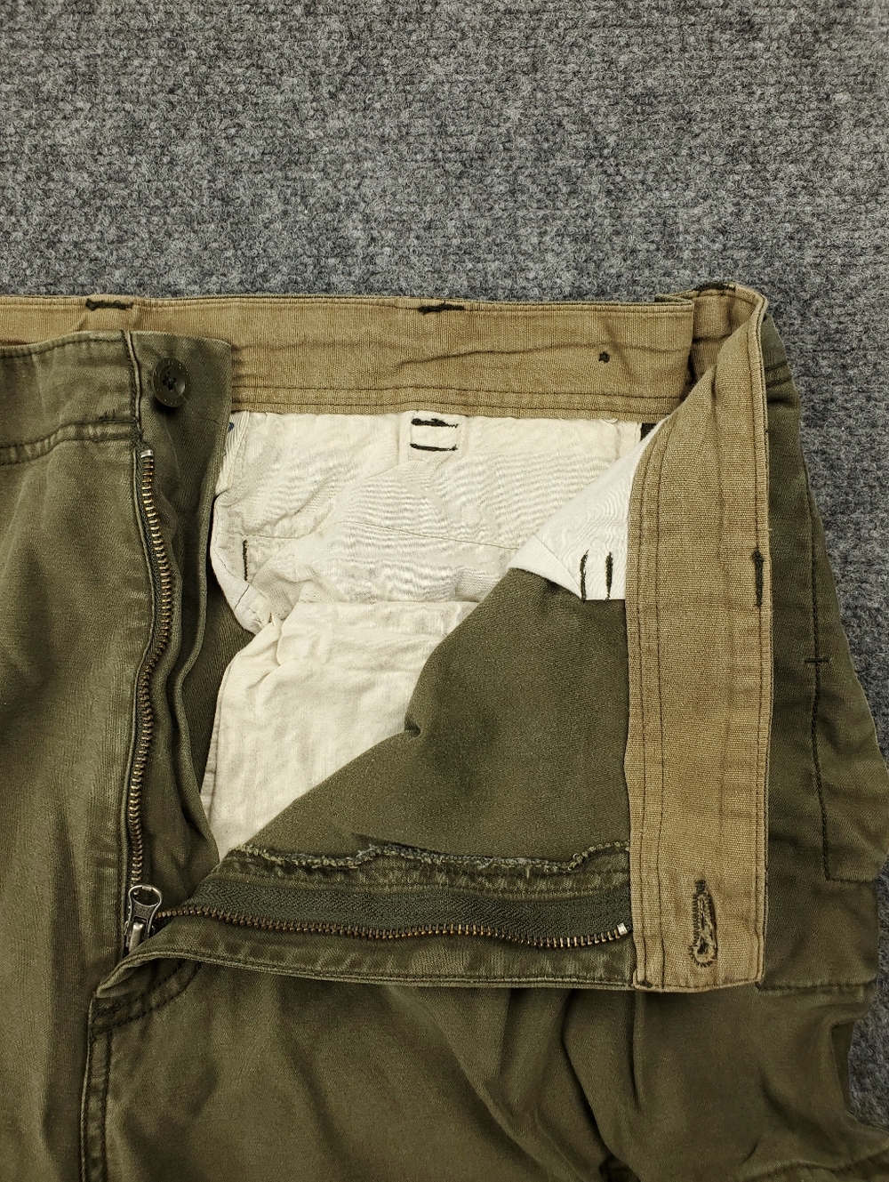 Vintage Y2K 2003 Old Navy Cargo Pants 42x32 Baggy Loose Fit Paratrooper Military - Picture 9 of 14